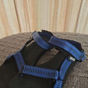 Vintage - TEVA - Pepsi Sandals Blue Straps - Size 8